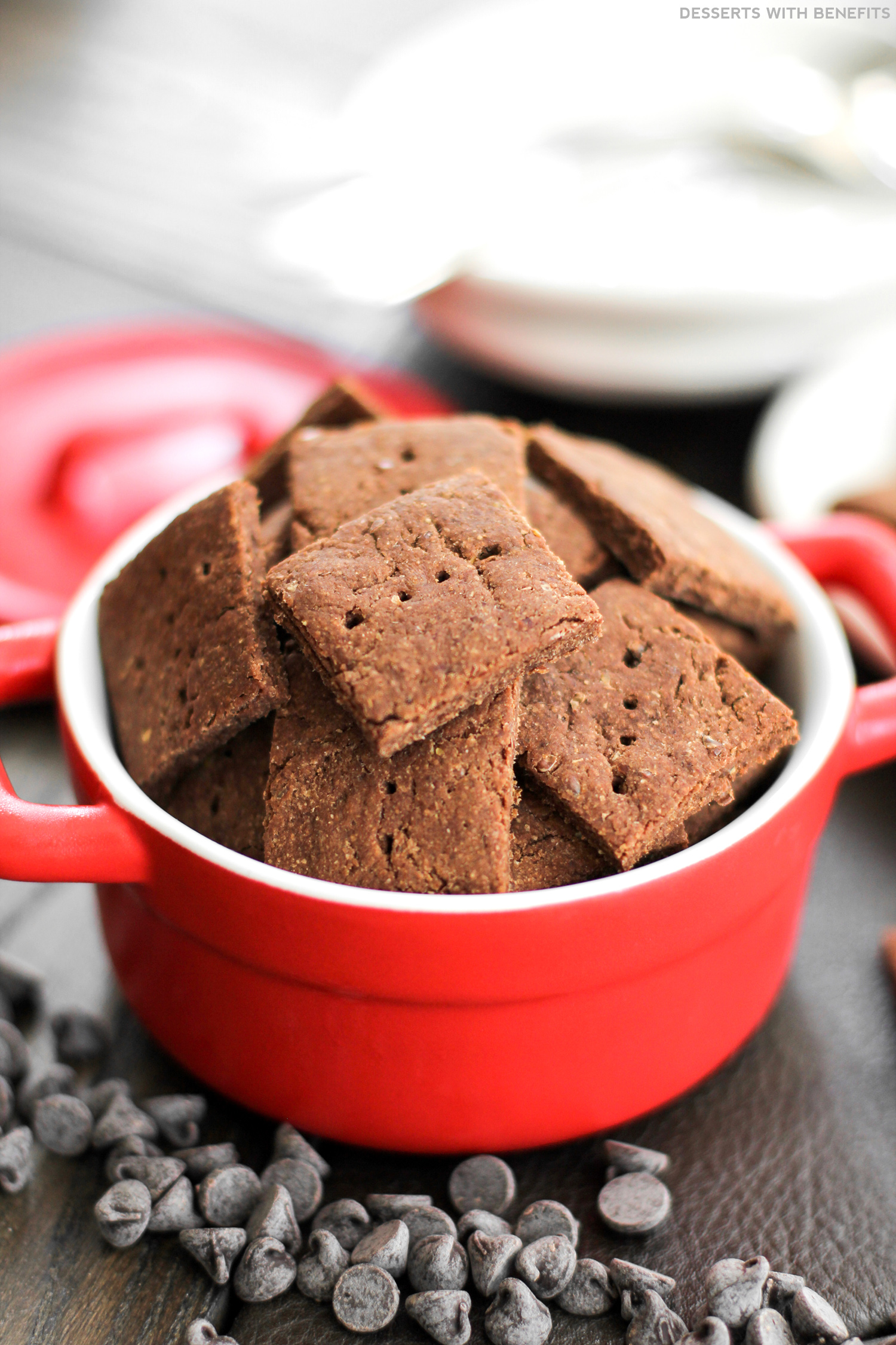 Desserts With Benefits Healthy Chocolate Flax Crackers Refined Sugar Free Low Fat High