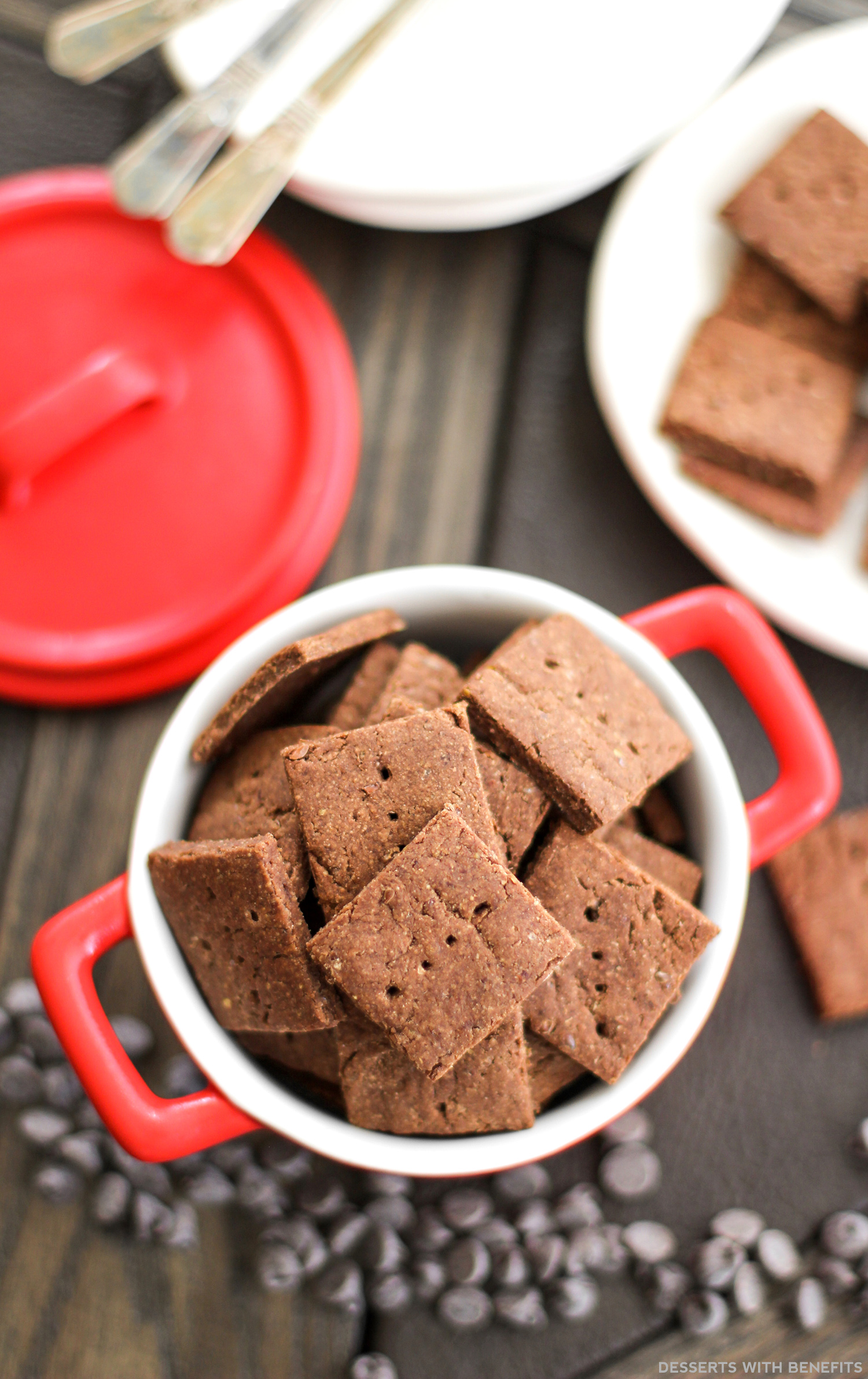 Desserts With Benefits Healthy Chocolate Flax Crackers (refined sugar free, low fat, high ...