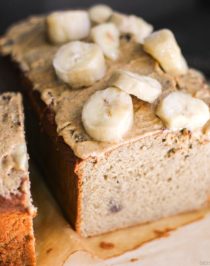 Healthy Banana Bread (refined sugar free, high protein, high fiber, gluten free, dairy free) - Healthy Dessert Recipes at Desserts with Benefits