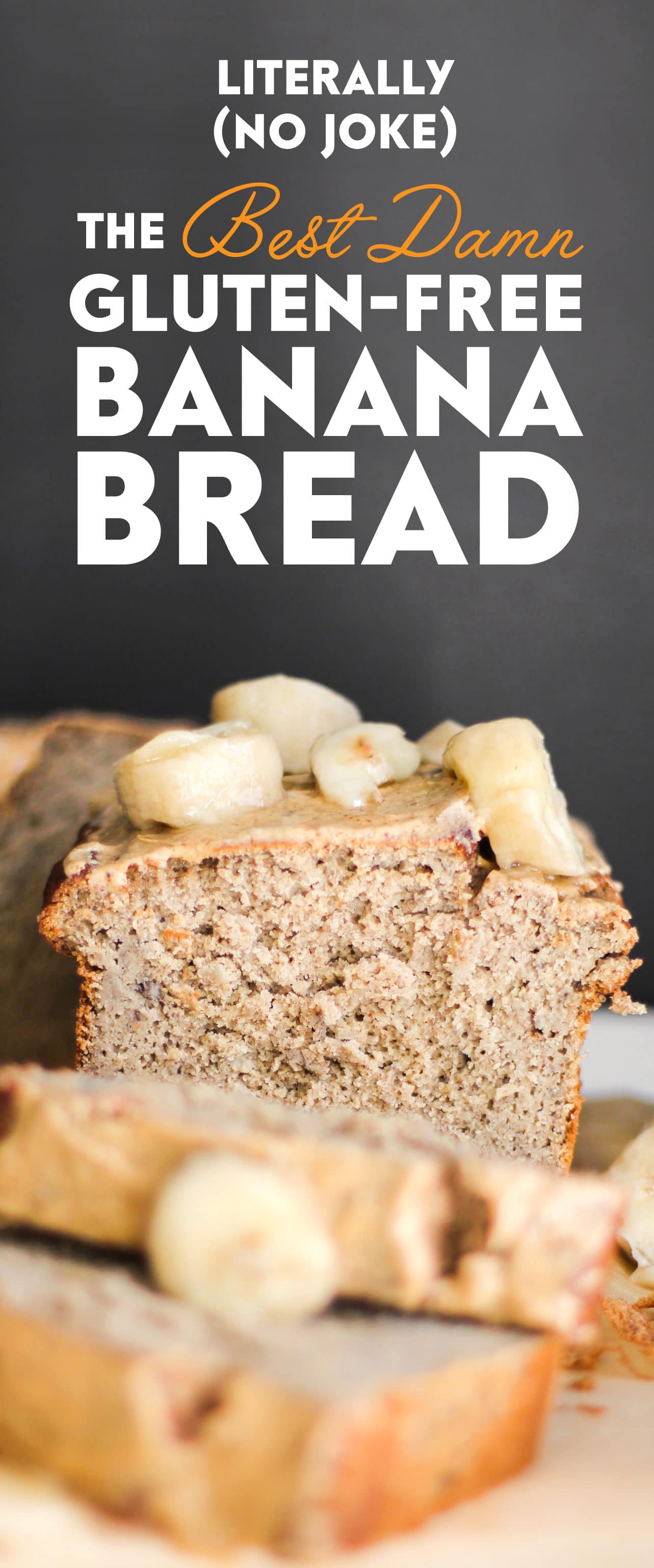 Healthy Banana Bread (sugar free, high protein, high fiber, gluten free, dairy free)