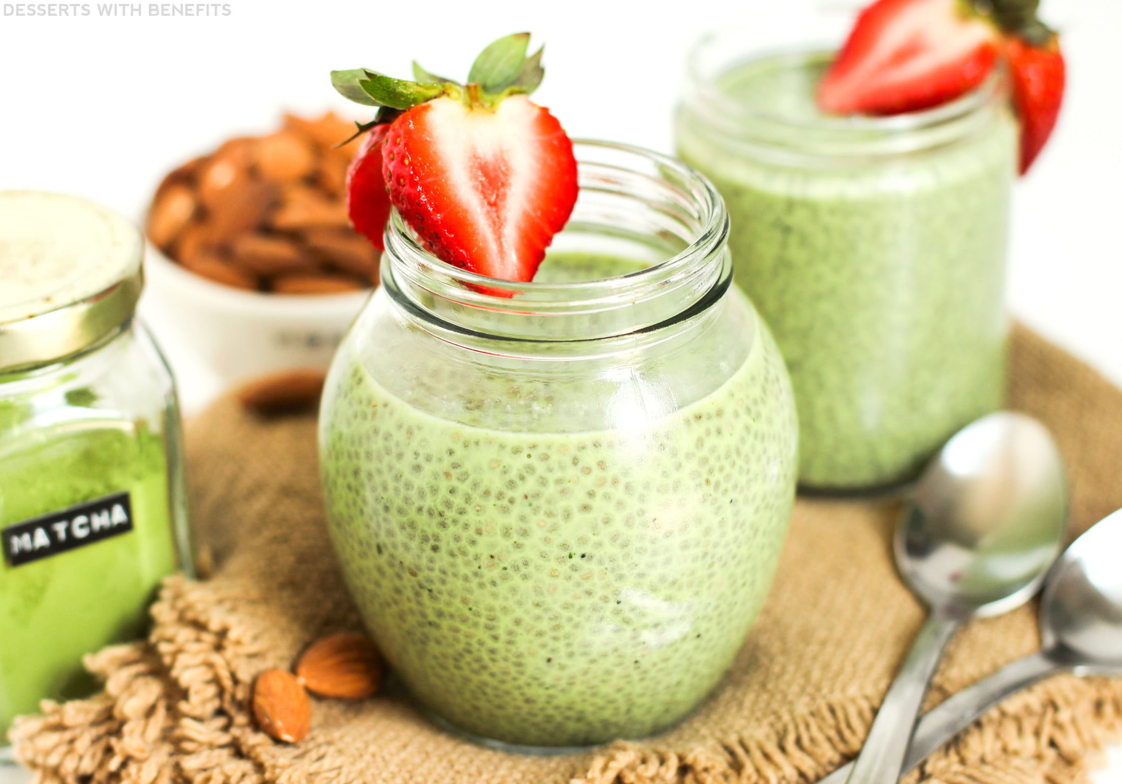 Easy Matcha Chia Pudding (Low Carb, Keto, Vegan)