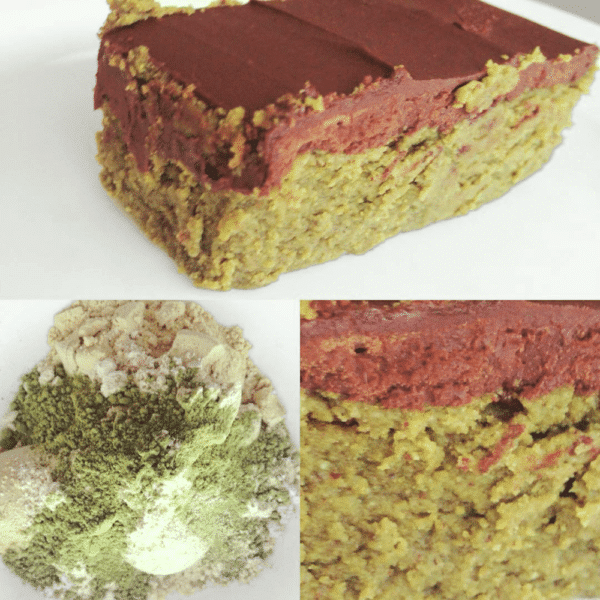 Healthy Matcha Green Tea Fudge DIY Protein Bars from the DIY Protein Bars Cookbook – authored by Jessica Stier of the Desserts with Benefits Blog