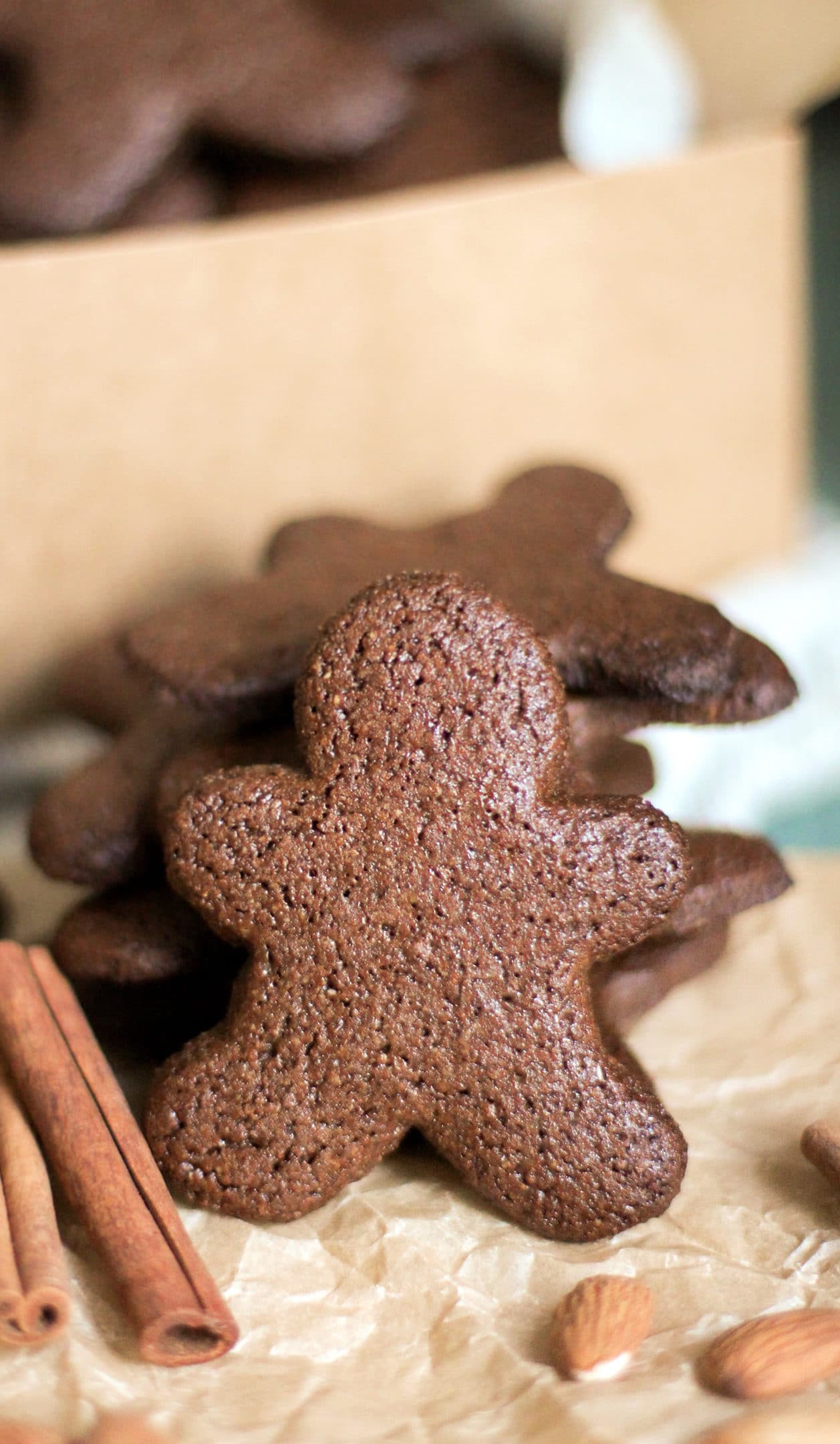 Healthy Gingerbread Cookies recipe (refined sugar free, gluten free, dairy free, vegan) - Healthy Dessert Recipes at Desserts with Benefits