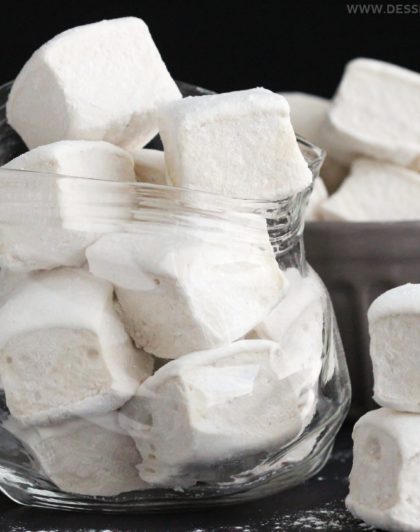 5-ingredient Healthy Homemade Marshmallows | Desserts With Benefits