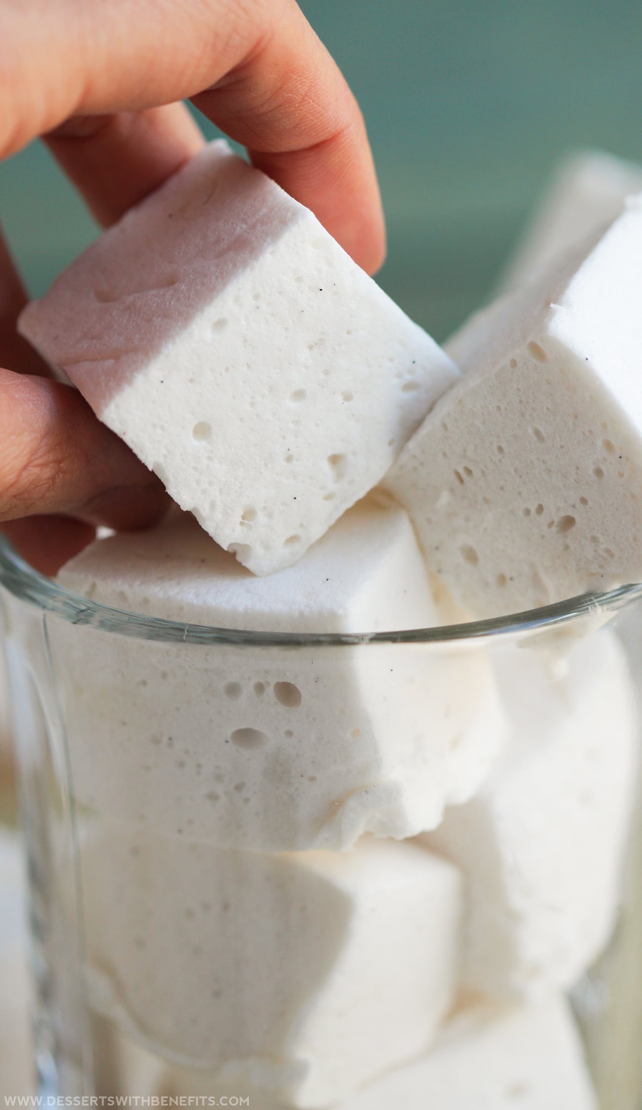 Healthy Homemade Sugar Free Marshmallows | Desserts With Benefits