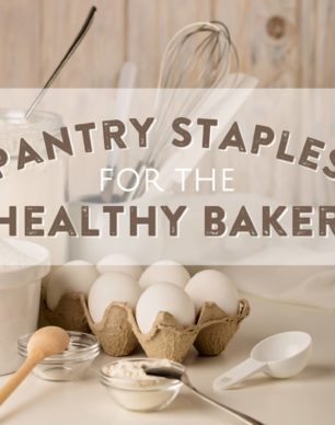 Pantry Staples for the Healthy Baker: an in-depth look of the ingredients I keep in my pantry, fridge, and freezer to live a healthy lifestyle and bake delicious sweet treats. If you’ve ever wondered how you can live a healthy lifestyle with dessert on the side, this is the guide for you! Healthy Dessert Recipes at the Desserts With Benefits Blog (www.DessertsWithBenefits.com)