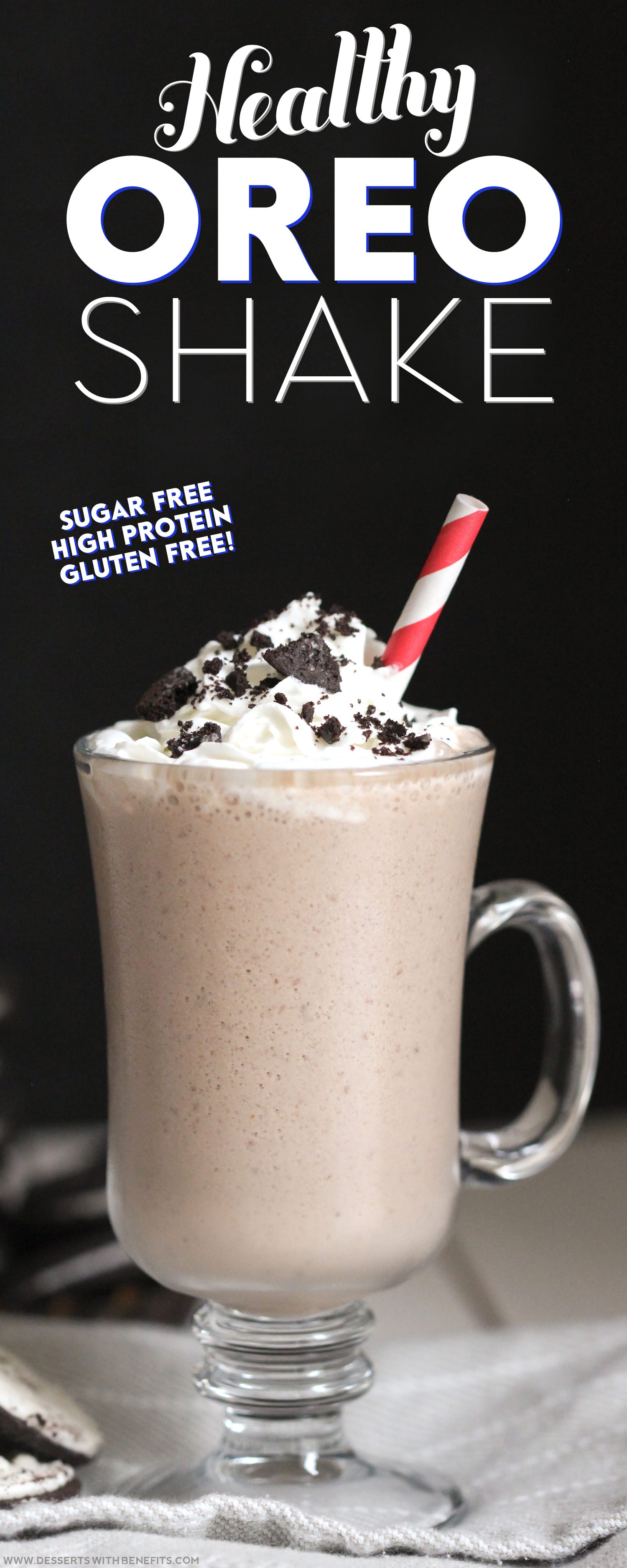 Healthy Oreo Shake Recipe | refined sugar free, high ...