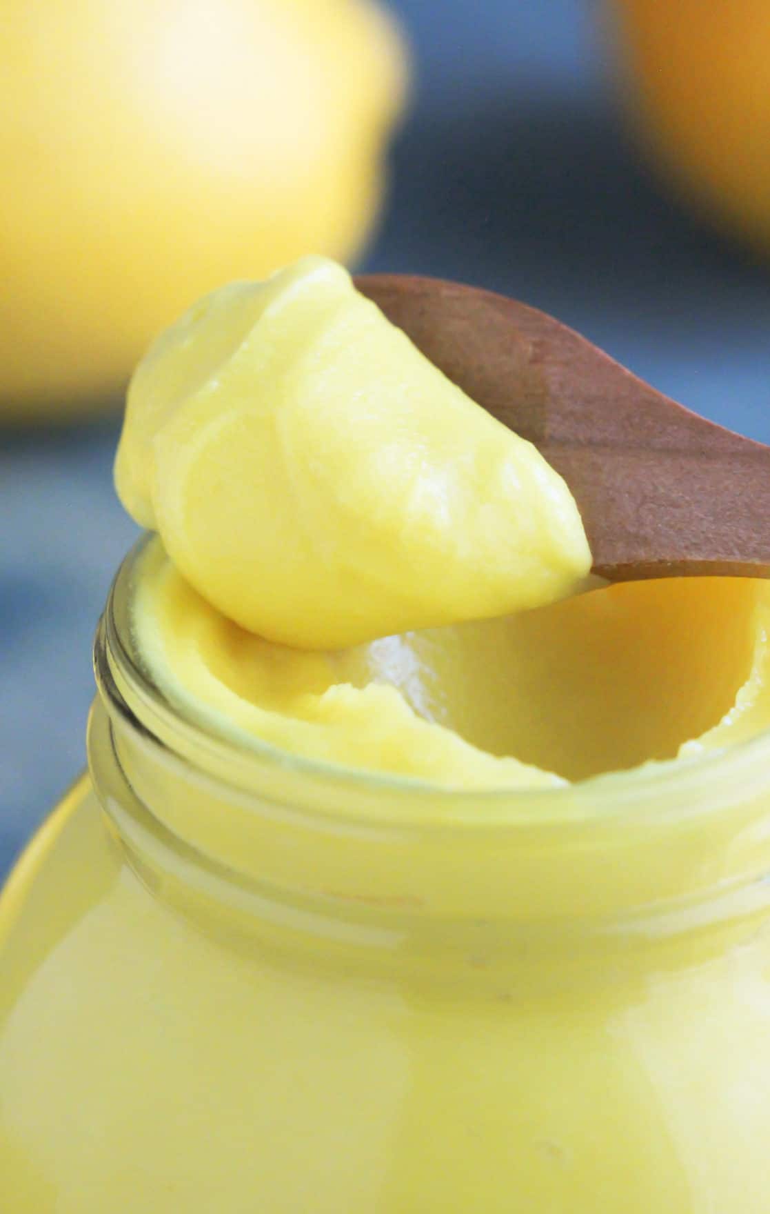 This Healthy Vegan Lemon Curd Recipe is creamy, sweet, tart, and delicious. You'd never know it's sugar free, low carb, gluten free, dairy free, and vegan! Healthy Dessert Recipes at Desserts with Benefits