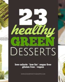 Here’s a roundup of 23 HEALTHY green dessert recipes! From Key Lime Cheesecake to Gummy Bears to Matcha Green Tea Protein Bars to Green Smoothie Ice Cream -- you’ll be sure to find a recipe perfect to celebrate St. Patrick’s Day, Christmas, or the birthday of someone who loves green! These healthy recipes are suitable for everyone with sugar free, low calorie, low fat, high protein, gluten free, dairy free, and vegan options.