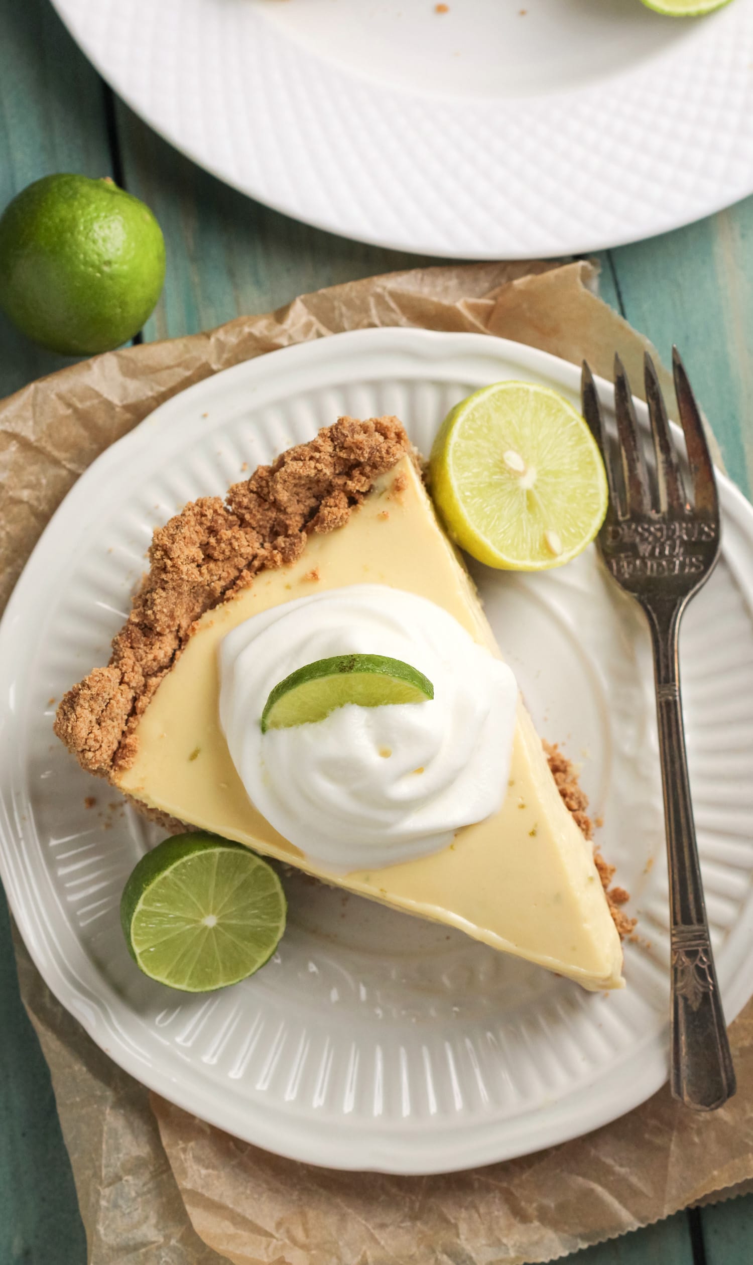 Easy Healthy Key Lime Pie Recipe | Low Fat, Gluten Free, High Protein