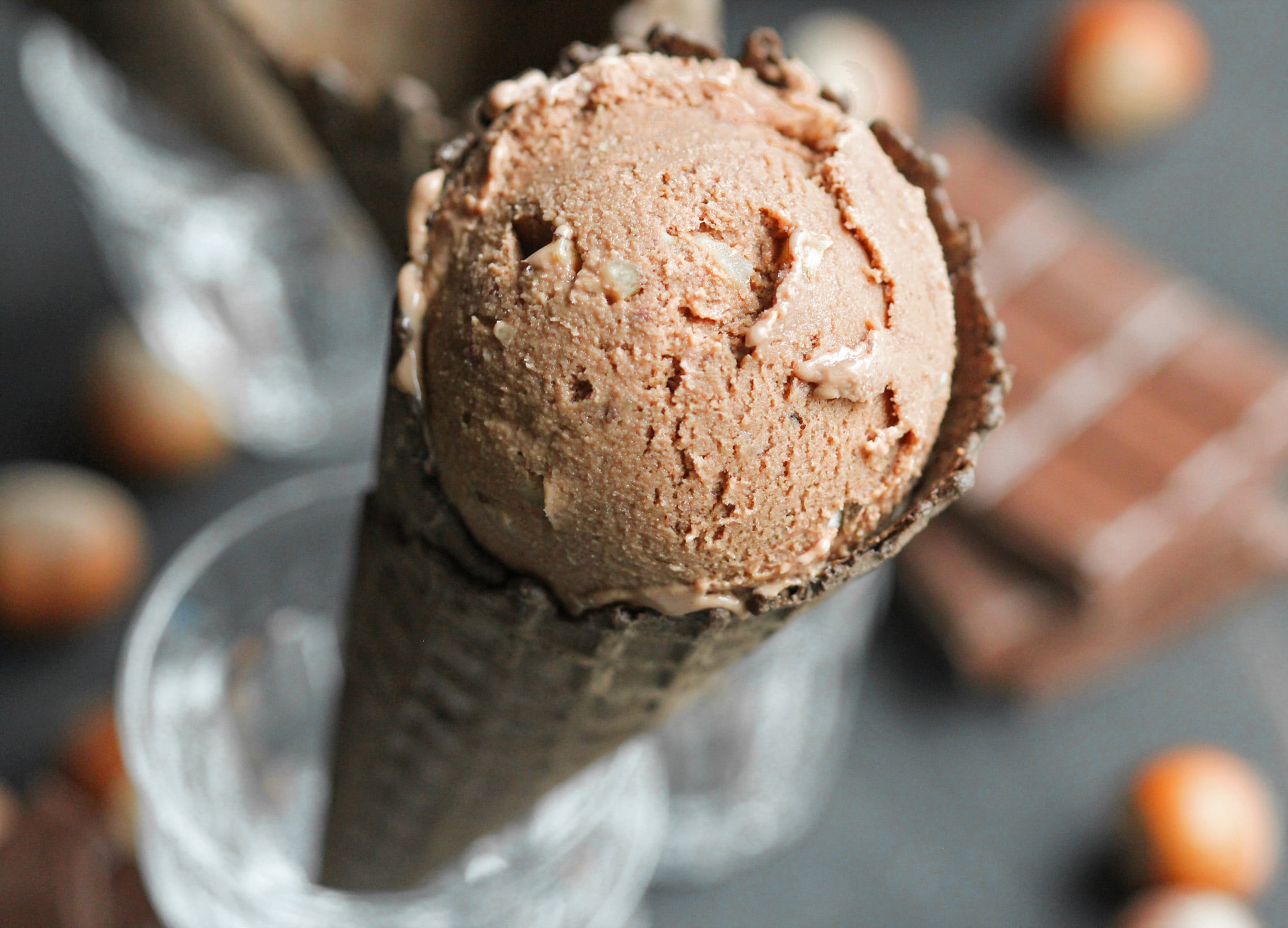 Healthy Ferrero Rocher Ice Cream Recipe | Desserts With Benefits