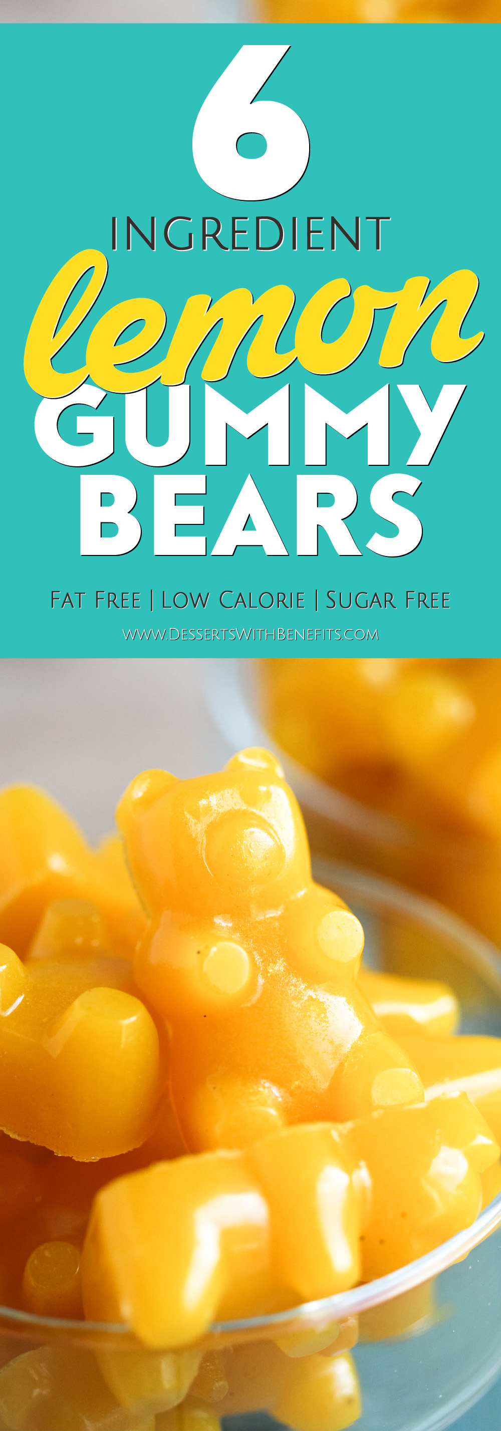 30 healthy 30 minute dessert recipes -- 1/30: Homemade Lemon Gummy Bears