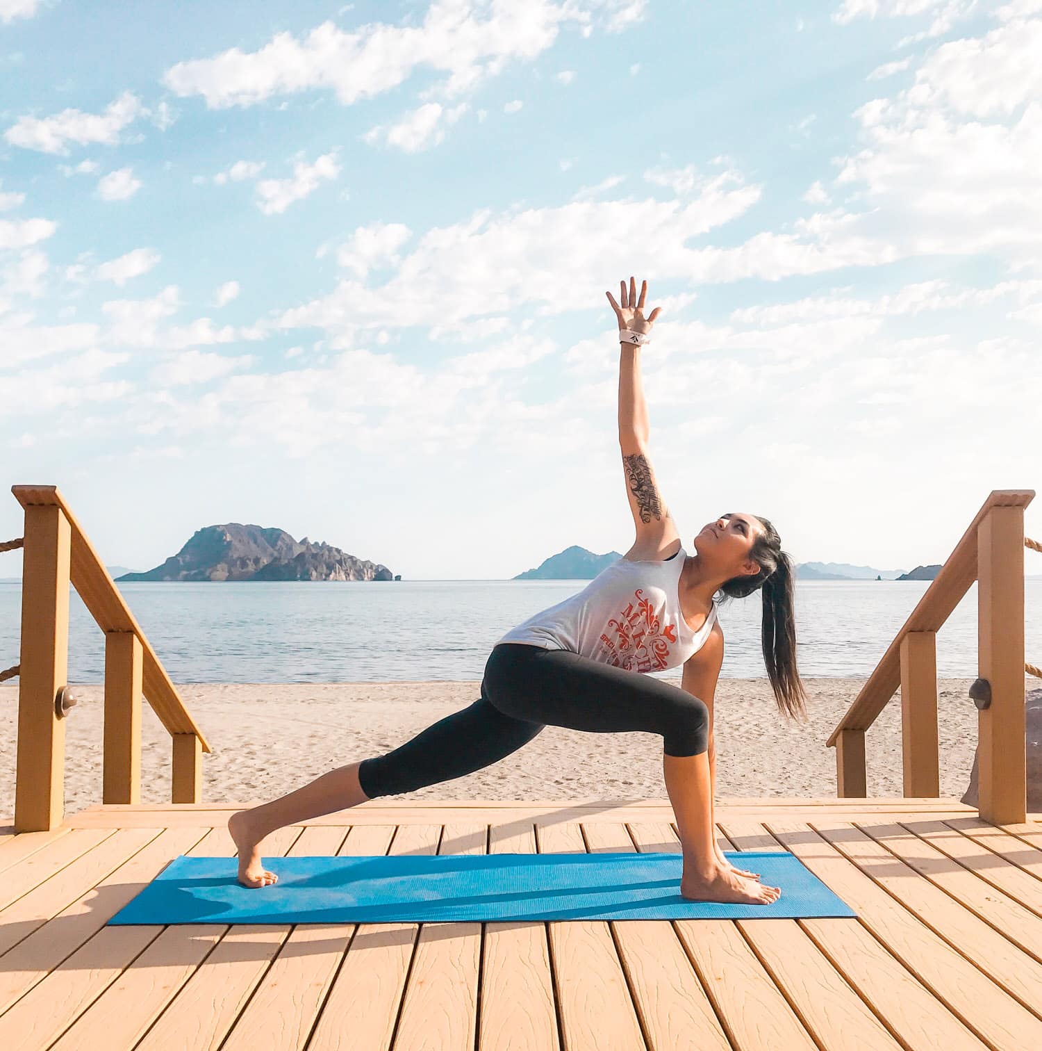 Yoga at Villa del Palmar at the Islands of Loreto. Looking for the BEST vacation destination to treat yourself? From a quiet getaway to soak up the sun or to enjoy your honeymoon, the Villa del Palmar at the Islands of Loreto, Mexico is one of those hidden gems you need to visit for yourself. This unique, affordable resort is packed with fun activities such as golfing, kayaking, paddle boarding, snorkeling, scuba diving, yoga, dancing, whale watching, and fishing. Whatever you’re looking for in your upcoming getaway, Villa del Palmar offers it!