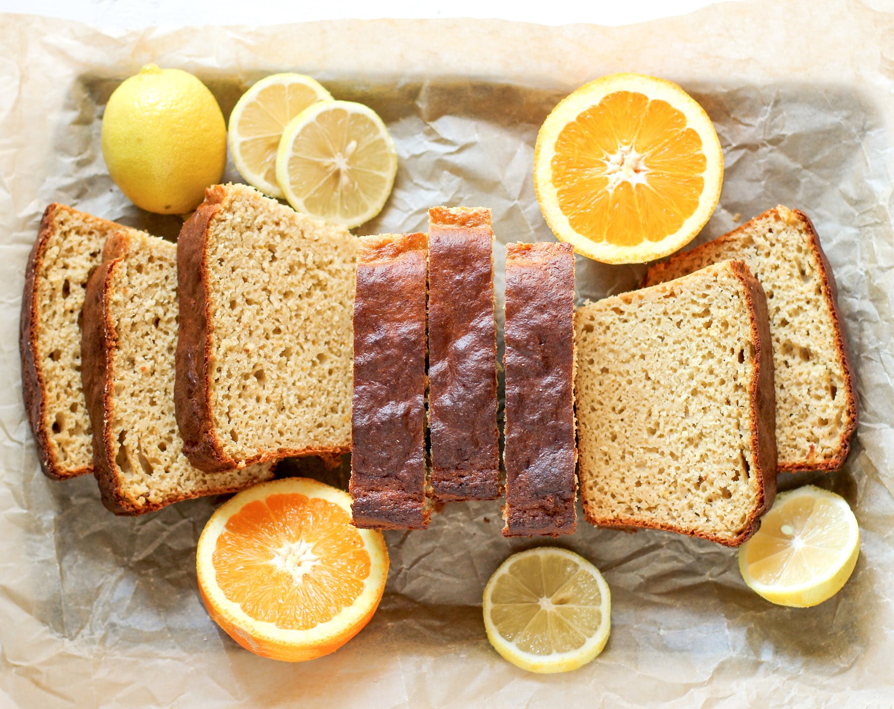 Dense Ultra Moist Citrus Pound Cake Made Without Butter And Sugar