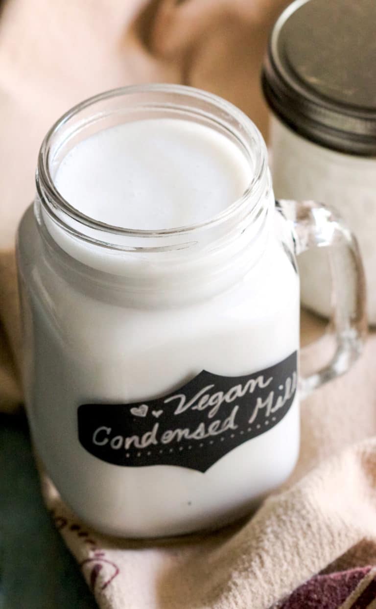 Homemade Vegan Sweetened Condensed Milk Recipe | Sugar Free, Paleo