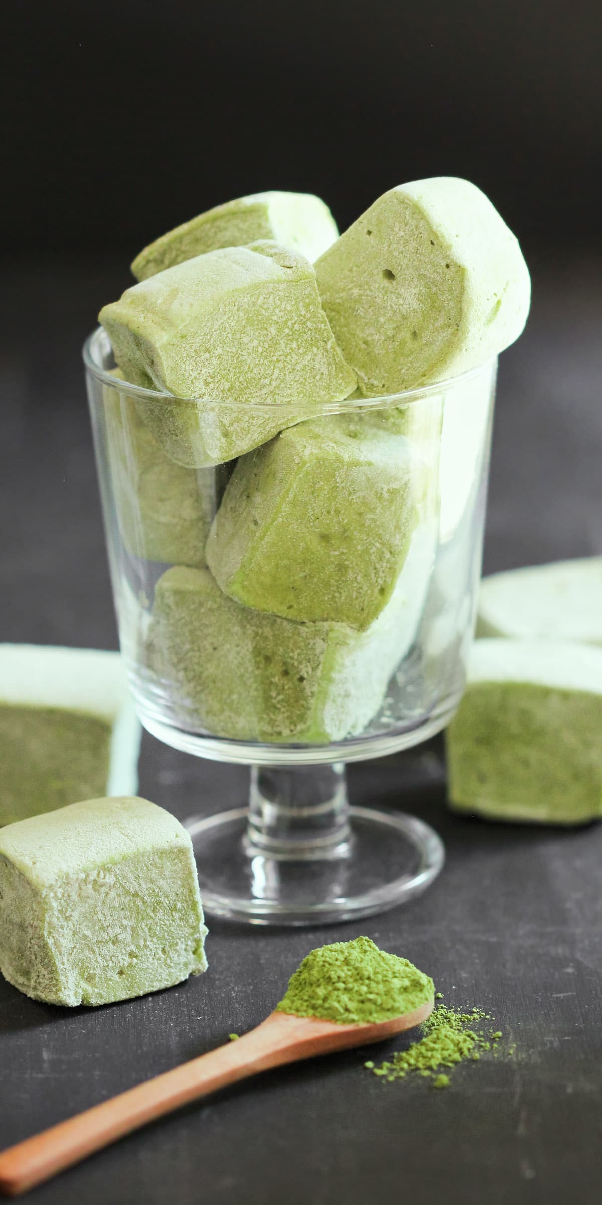 healthy matcha green tea marshmallows (+ video!)