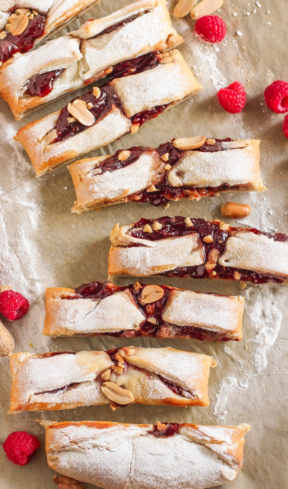 Step up your PB&J game with this easy Peanut Butter and Jelly Braid Bread! It looks difficult to make but took less than 20 minutes to whip together. Oh, and it’s vegan, all natural, and has no sugar added – perfect as a tasty, back to school lunchbox snack! Healthy Dessert Recipes with sugar free, low calorie, low fat, low carb, high protein, gluten free, dairy free, vegan, and raw options at the Desserts With Benefits Blog.