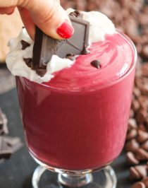 This Healthy Red Velvet Cheesecake Dip is rich, sweet, creamy, and completely addicting! And made with a secret ingredient too! One bite and you'll be hooked. Oh, but don't worry, it's sugar free, low carb, low fat, high protein, and gluten free. Healthy Dessert Recipes with low calorie, low fat, high protein, gluten free, dairy free, vegan, and raw options at the Desserts With Benefits Blog (www.DessertsWithBenefits.com)