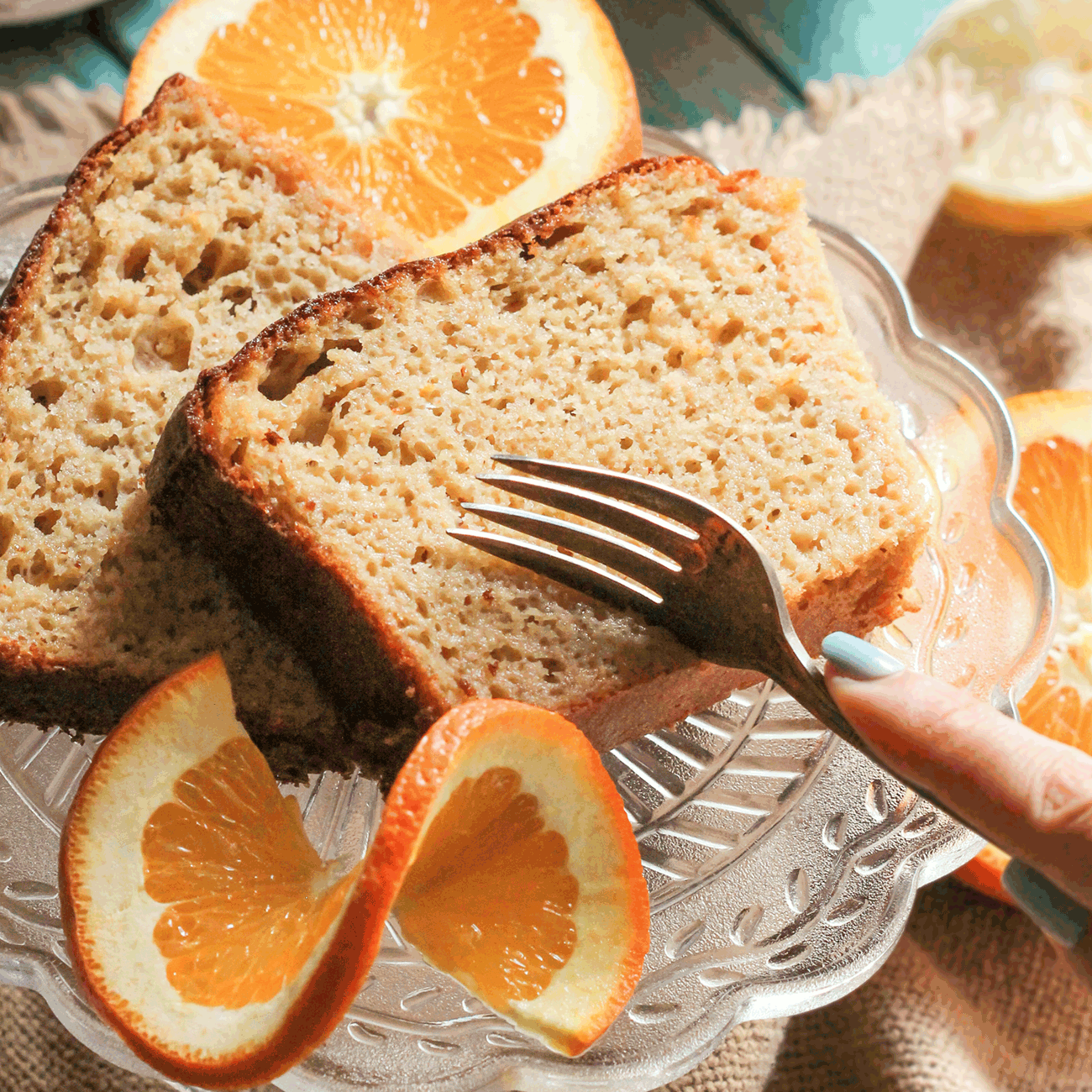 This Healthy BOOZY Orange Pound Cake is sweet, buttery, and full of refreshing orange flavor. You'd never know it's low sugar, high protein, and whole grain, and you’d DEFINITELY never guess that it’s made without butter! Healthy Dessert Recipes with sugar free, low calorie, low fat, low carb, high protein, gluten free, dairy free, vegan, and raw options at the Desserts With Benefits Blog (www.DessertsWithBenefits.com)