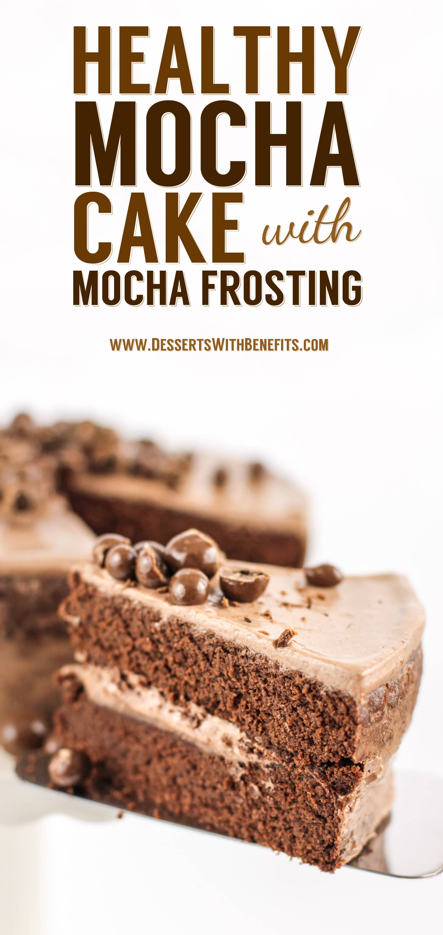 This Mocha Cake with Mocha Frosting is infused with enough coffee and chocolate flavor to make your taste buds fall in love. You get TWICE the coffee flavor in this double whammy mocha dessert. This cake is super fluffy and moist and the frosting is perfectly chocolatey and sweet, you'd never know it's all sugar free, low carb, high protein, and gluten free too!