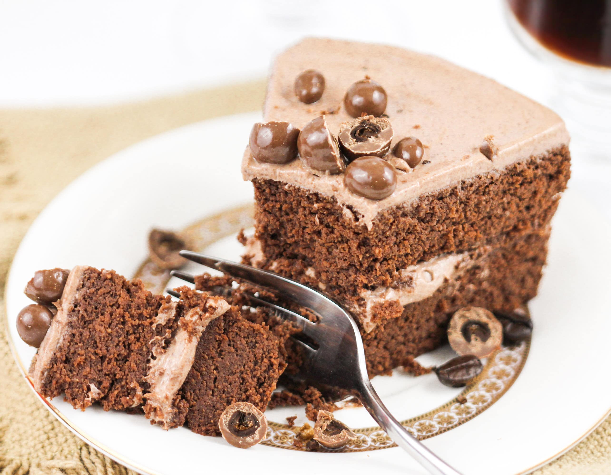 Chocolate Mocha Layer Cake – Recipe from Yummiest Food Cookbook