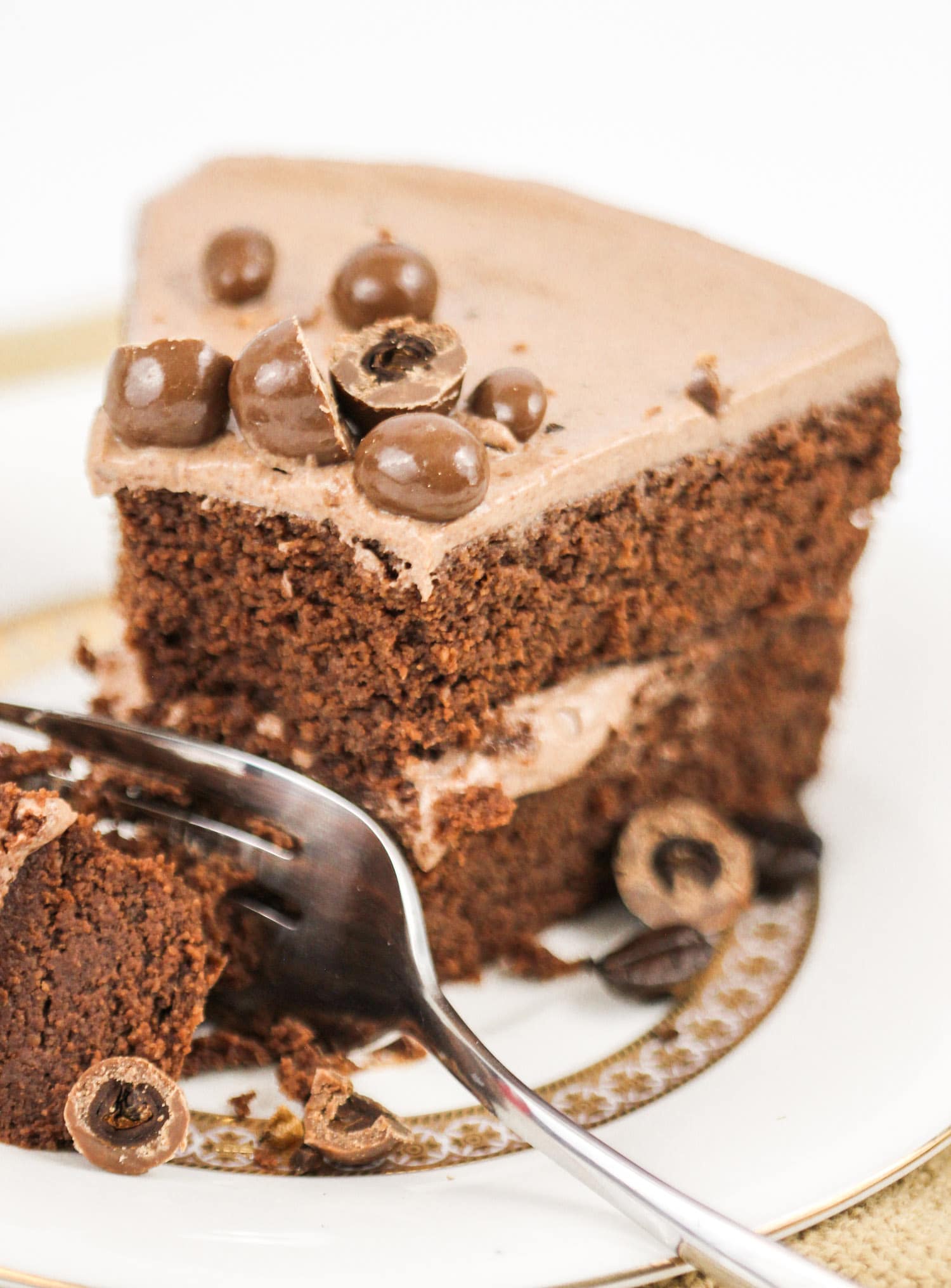 This Mocha Cake with Mocha Frosting is infused with enough coffee and chocolate flavor to make your taste buds fall in love. You get TWICE the coffee flavor in this double whammy mocha dessert. This cake is super fluffy and moist and the frosting is perfectly chocolatey and sweet, you'd never know it's all sugar free, low carb, high protein, and gluten free too!