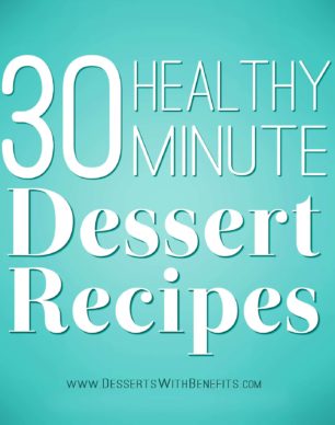 30 healthy dessert recipes that you can make in 30 minutes OR LESS! From cookies to krispy treats to fudge to mousse to dips, even ice cream! And they're all good for you too, with options for everyone -- whether you're sugar free, gluten free, dairy free, vegan, or prefer low calorie, low fat, low carb, or high protein treats. Hundreds of healthy dessert recipes can be found at the Desserts With Benefits Blog (www.DessertsWithBenefits.com)