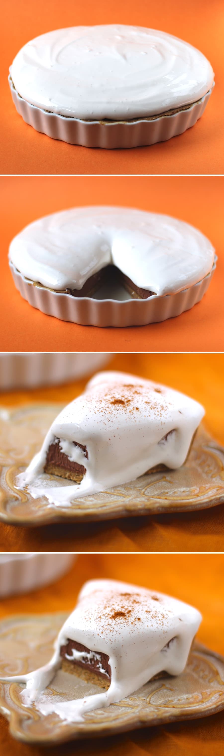 Healthy Smores Pie | Healthy Dessert Recipes at the Desserts With Benefits Blog