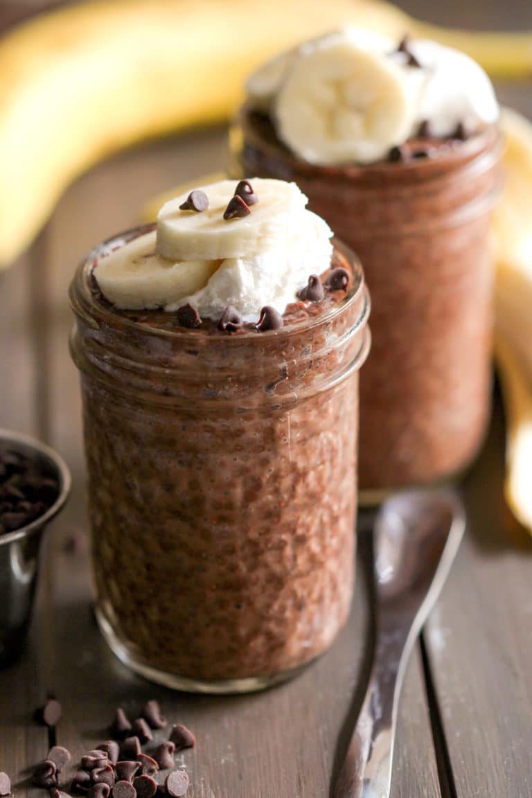 Desserts With Benefits This Chocolate Banana Chia Seed Pudding recipe