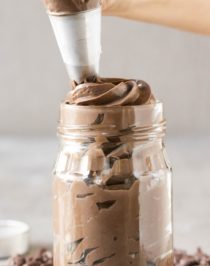 Healthy Chocolate Protein Frosting | Sugar Free, Low Fat, Low Carb