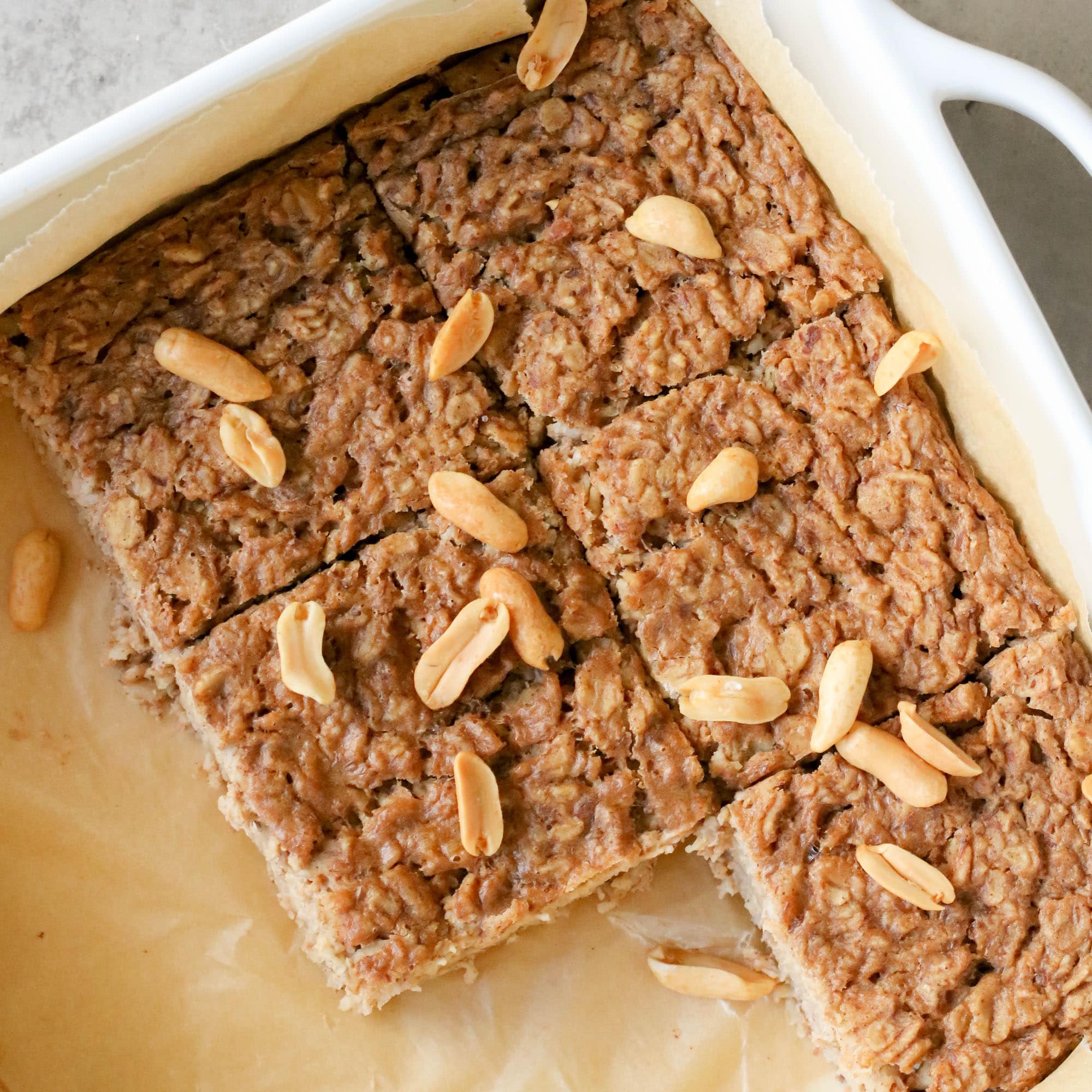 Peanut Butter Baked Oatmeal Recipe | Gluten Free, Dairy Free, Vegan