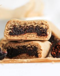 Easy DIY Fig Newtons (whole grain, gluten free, sugar free, dairy free, vegan)