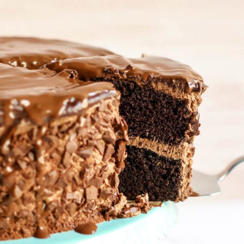 Healthy chocolate cake and whipped coconut icing (dairy-free)