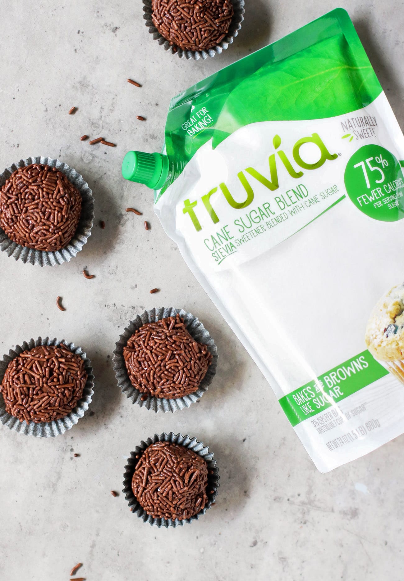 These Healthy Brigadeiros are ULTRA fudgy, smooth, and creamy, with a slight crunch from the chocolate sprinkles. The taste is SPOT ON! You'd never guess that these Brazilian chocolate truffles are made with healthier ingredient swaps to make them lower in calories, fat, and sugar compared to the original.