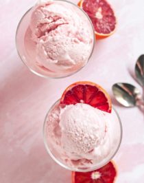 5-ingredient Blood Orange Ice Cream