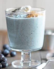 Healthy Blue Overnight Oats (gluten free, vegan)