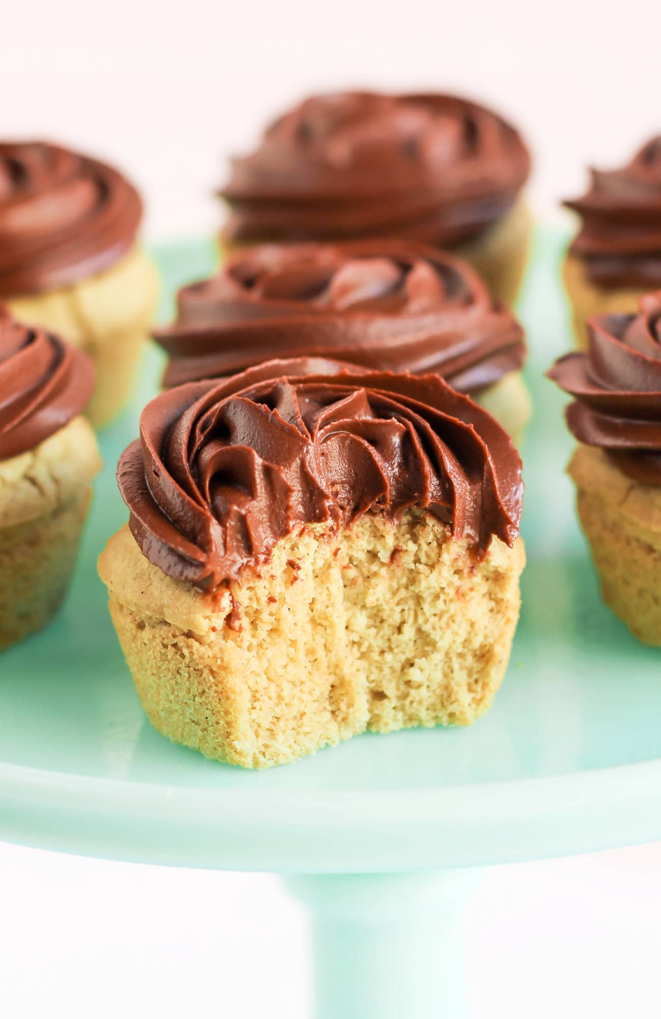 These Healthy Vanilla Quinoa Cupcakes are fluffy, springy, and moist! Top them with a healthy frosting and you've got the most nutritious, guilt-free treat! Made with quinoa flour, sorghum flour, coconut yogurt, and coconut milk, so they're gluten free, dairy free, vegan, and sugar free!