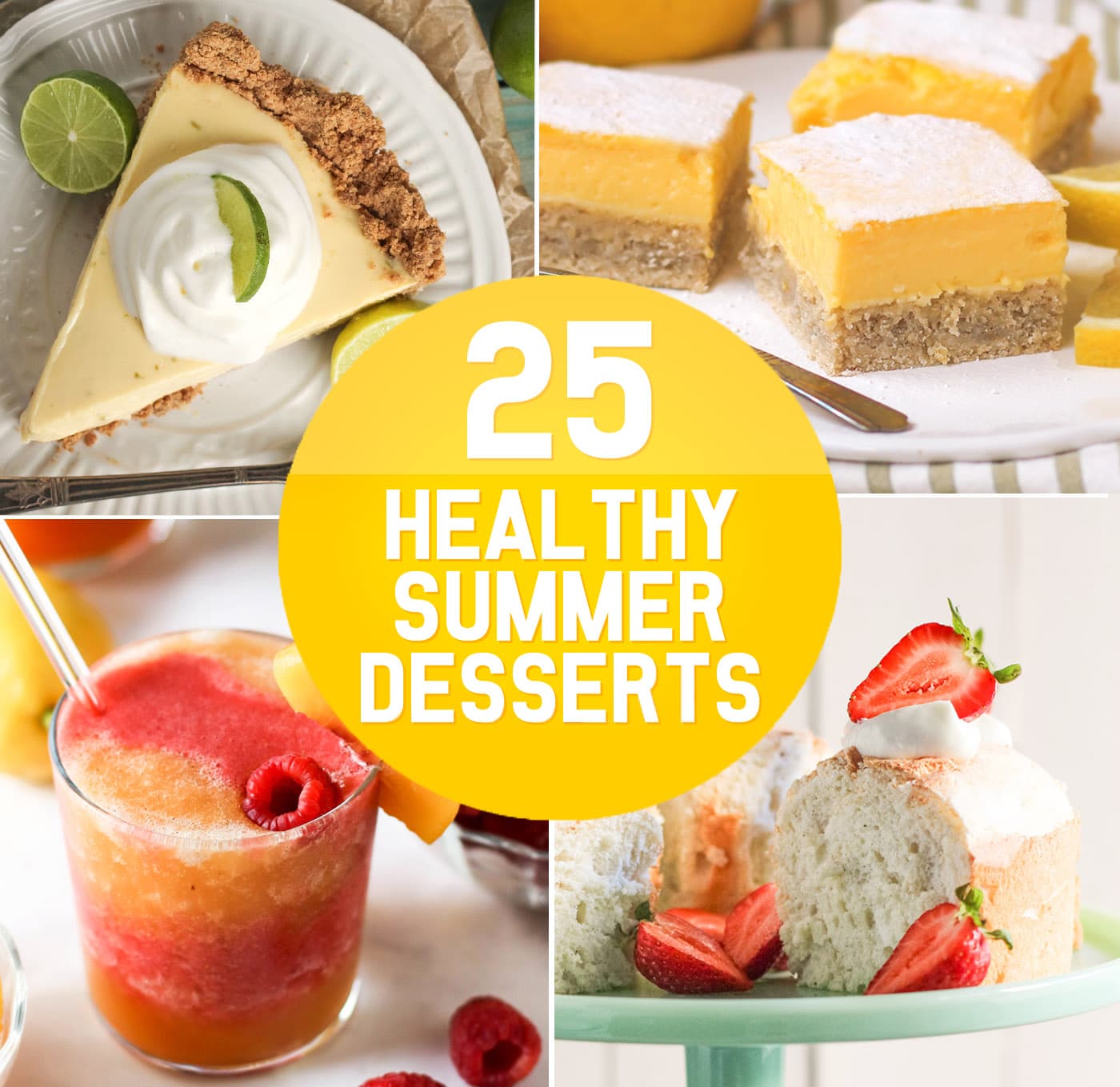25 healthy summer desserts