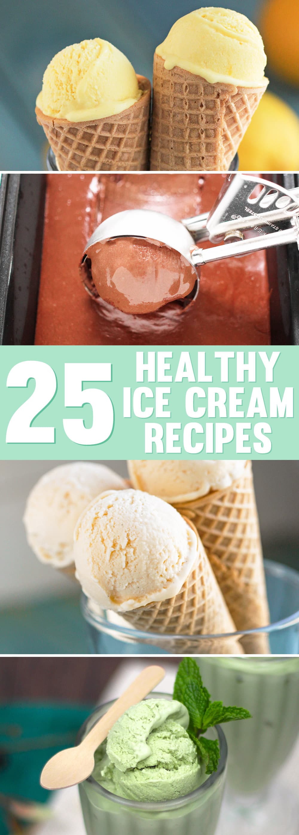 25 Healthy Ice Cream Recipes (low fat, low calorie, high protein)