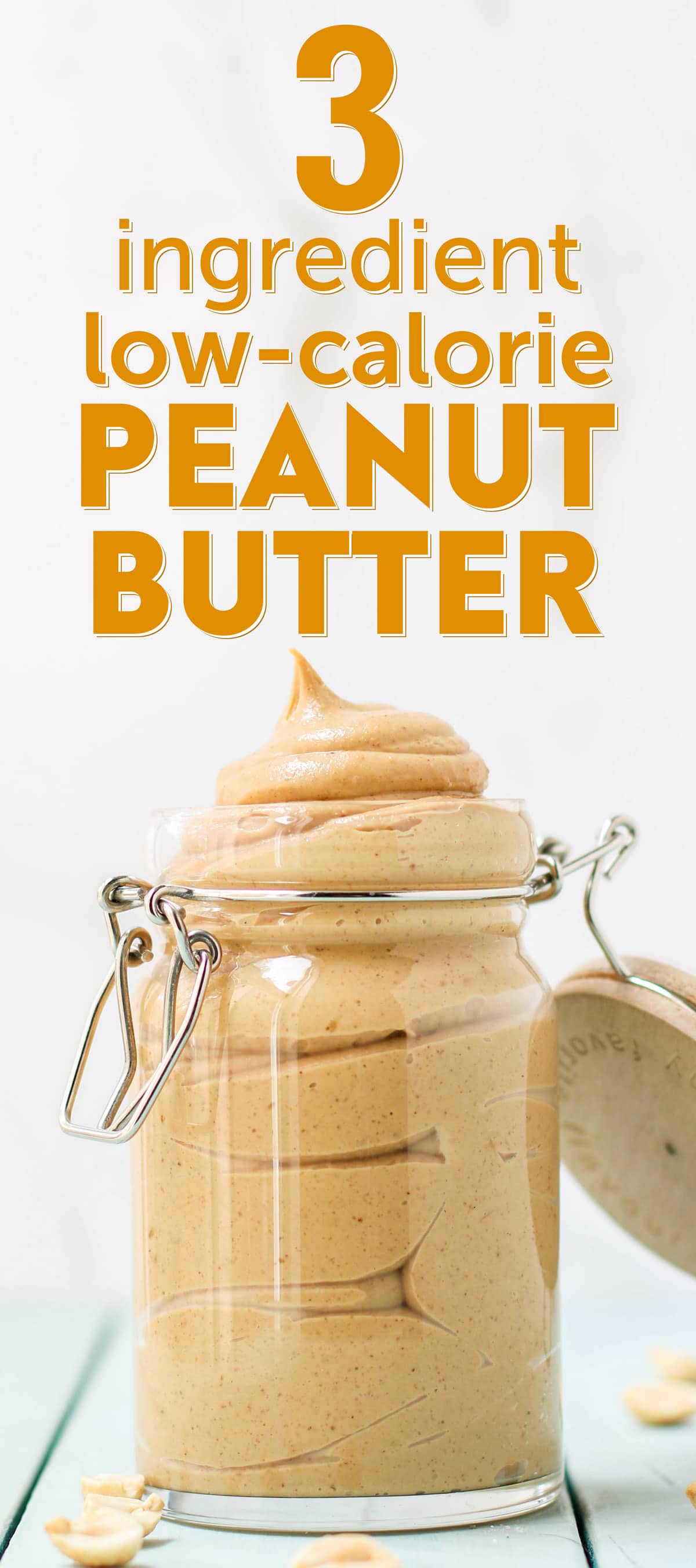 3 ingredient Low Calorie Peanut Butter