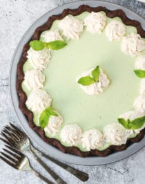 Healthy Grasshopper Pie