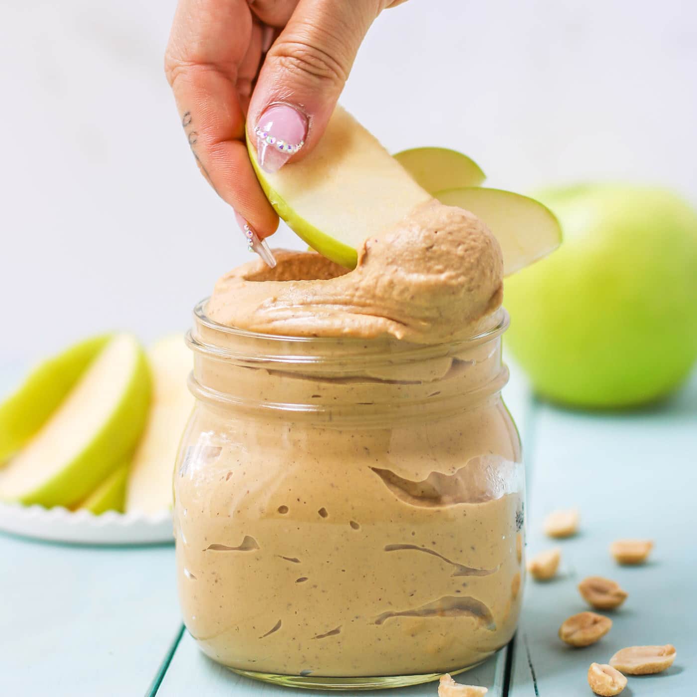 Healthy Peanut Butter Cookie Dough Dip