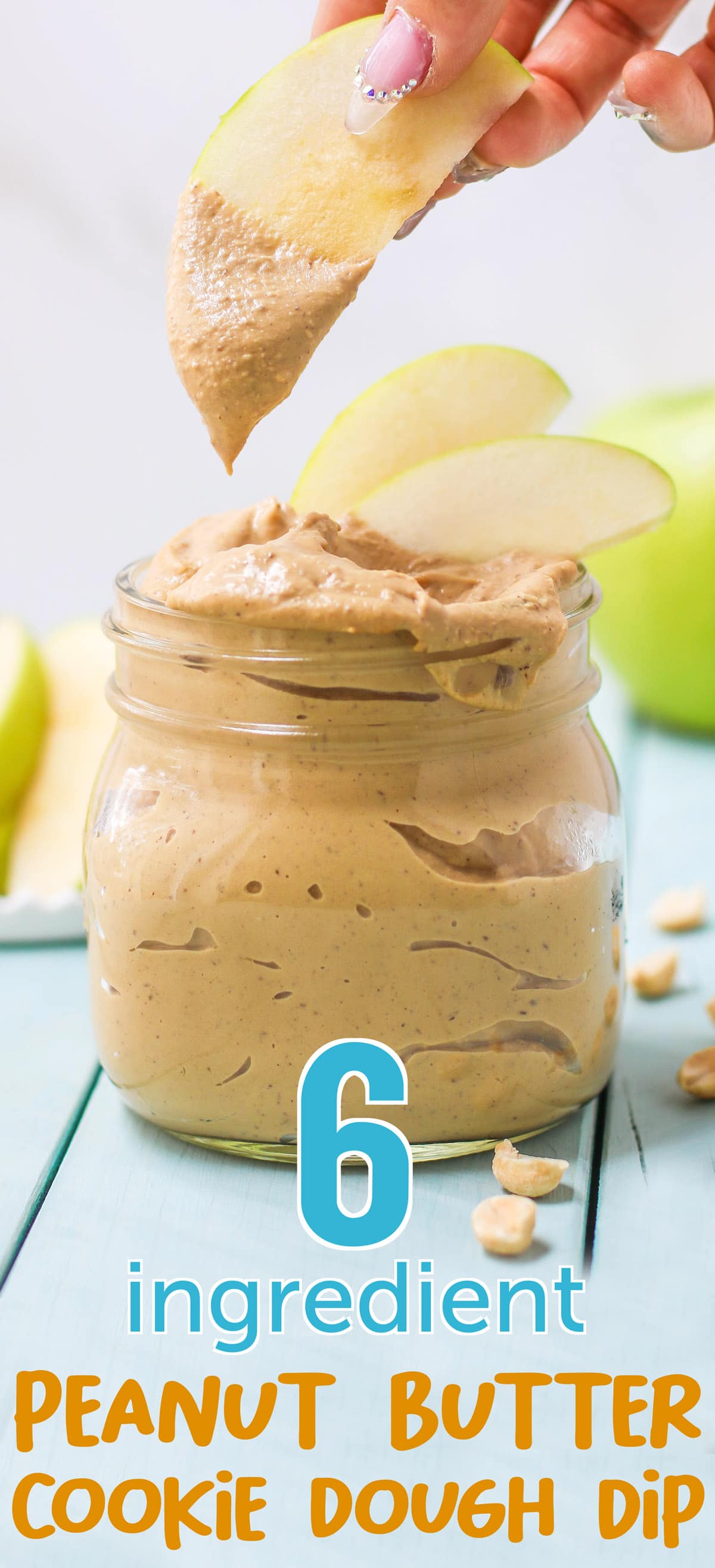 Healthy Peanut Butter Cookie Dough Dip