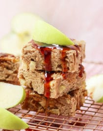 Gluten Free Vegan Apple Pie Blondies