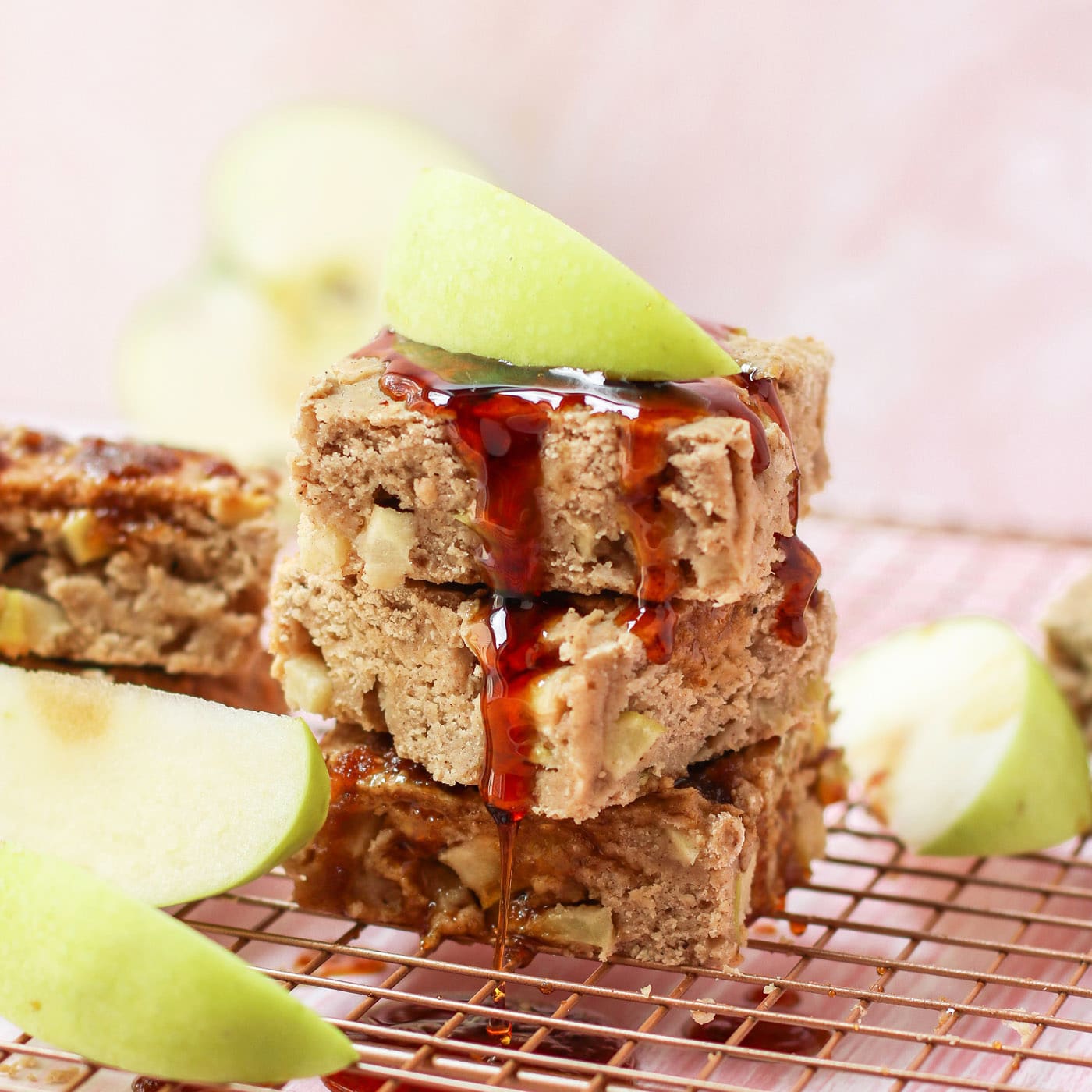 Gluten Free Vegan Apple Pie Blondies