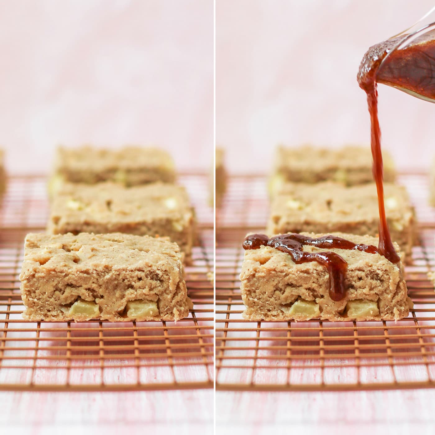 Gluten Free Vegan Apple Pie Blondies