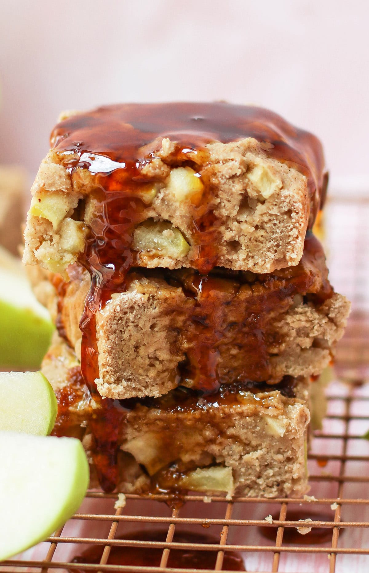 Gluten Free Vegan Apple Pie Blondies