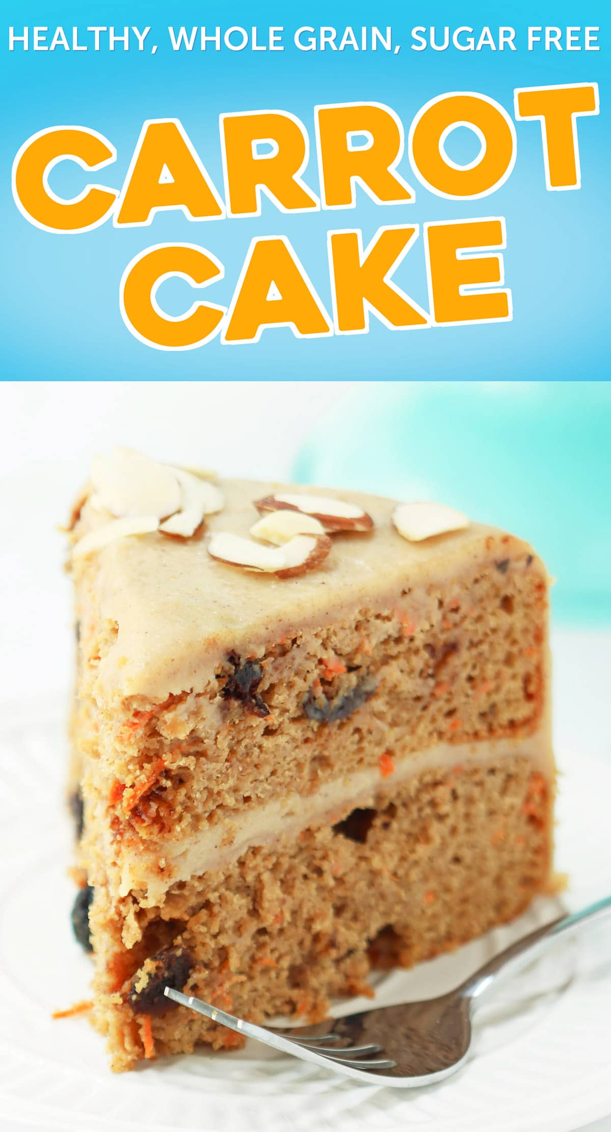 Healthy Whole Wheat Carrot Cake